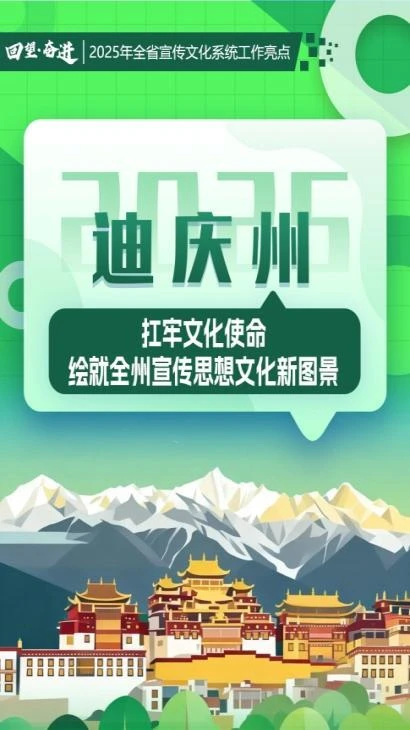 【回望·奋进】迪庆州：抗牢文化使命 绘就全州宣传思想文化新图景